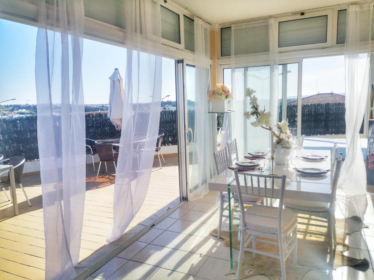 Apartamento Penthouse With Sea View & Private Terrace Guia  Exterior foto