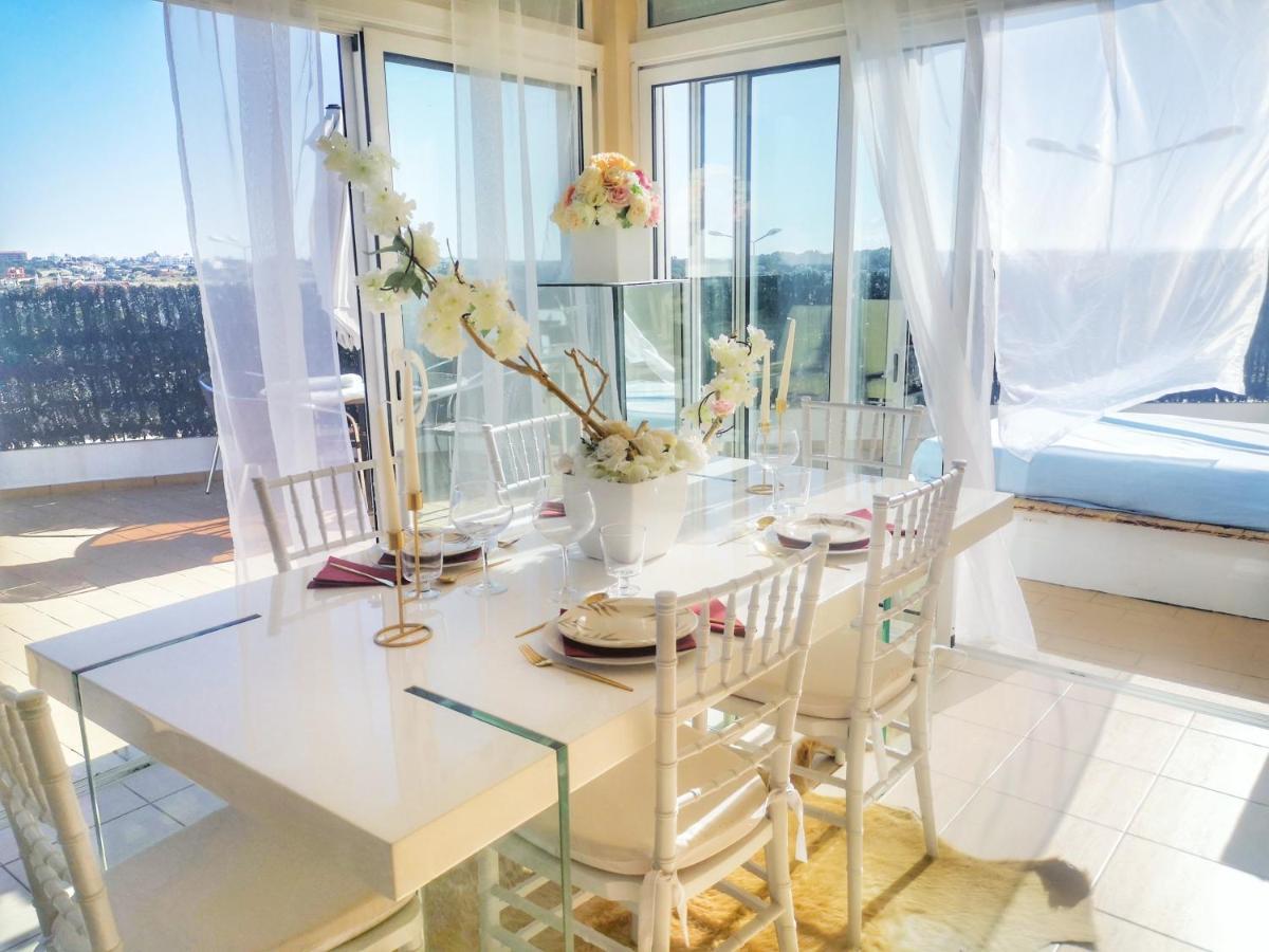 Apartamento Penthouse With Sea View & Private Terrace Guia  Exterior foto
